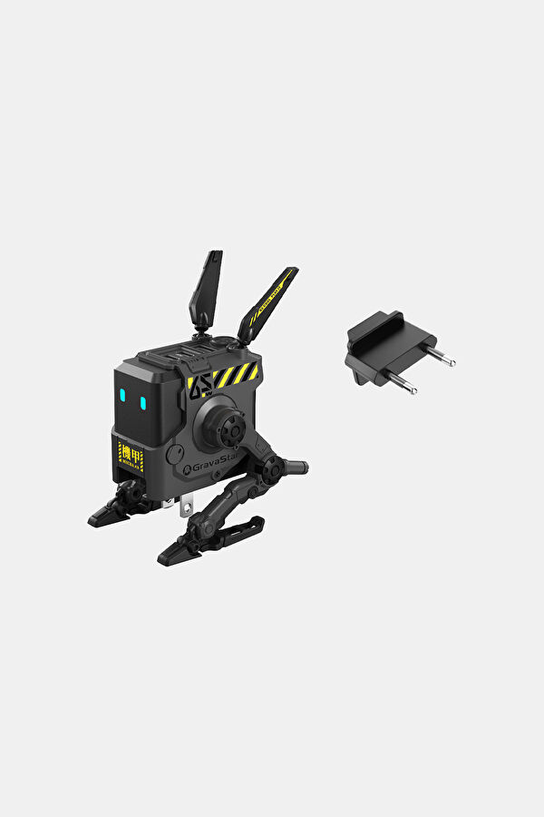 Alpha65 Gray Robot 65W Fast Charger