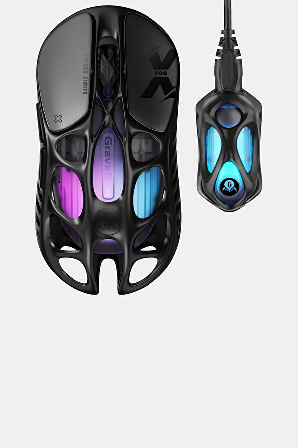 Mercury XPro RGB 32K DPI Optical Gaming Mouse +8K Dongle