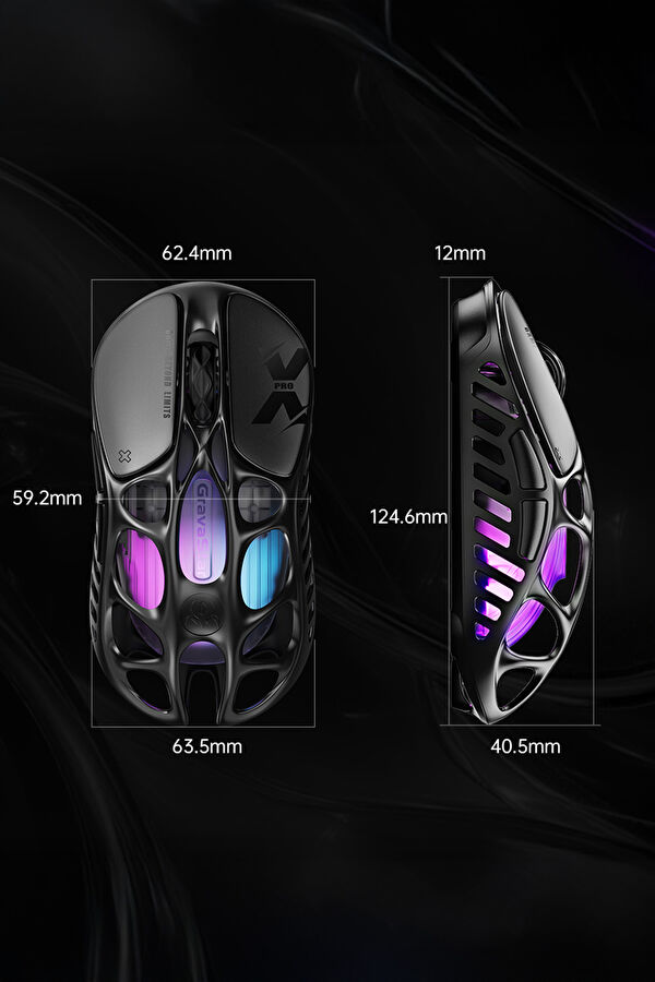 Mercury XPro RGB 32K DPI Optical Gaming Mouse +8K Dongle 8