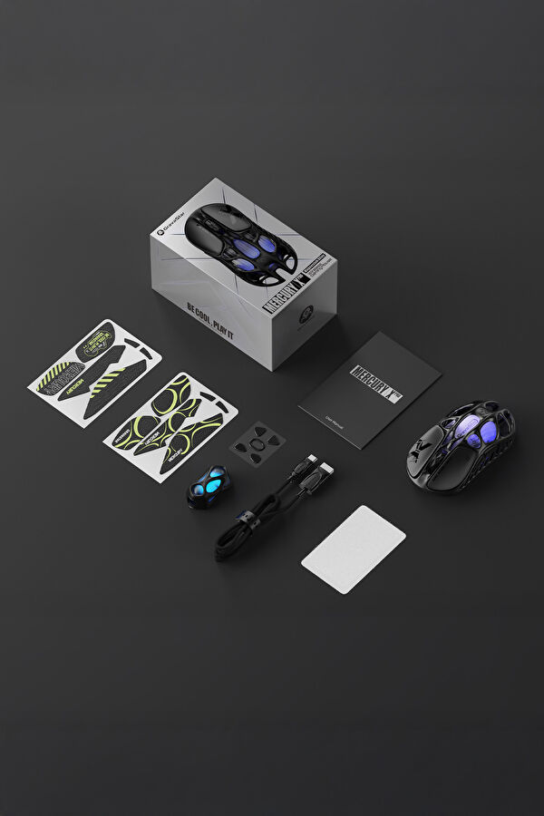 Mercury XPro RGB 32K DPI Optical Gaming Mouse +8K Dongle 10