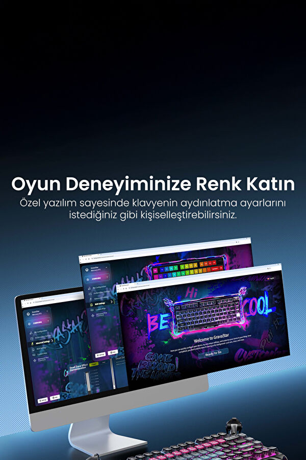 Mercury V75 Pro HE Hall Effect Manyetik Switch Gaming Klavye RGB Işıklı 8