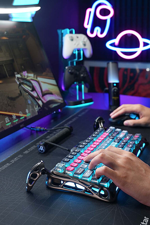 Mercury V75 Pro HE Hall Effect Manyetik Switch Gaming Klavye RGB Işıklı 9