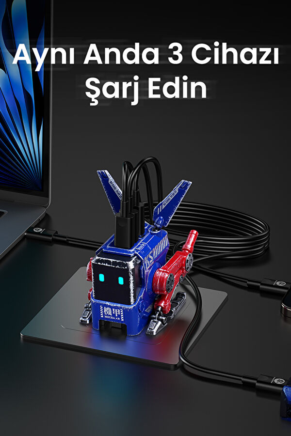 Alpha65 Blue Special Edition Robot 65W Fast Charger 4