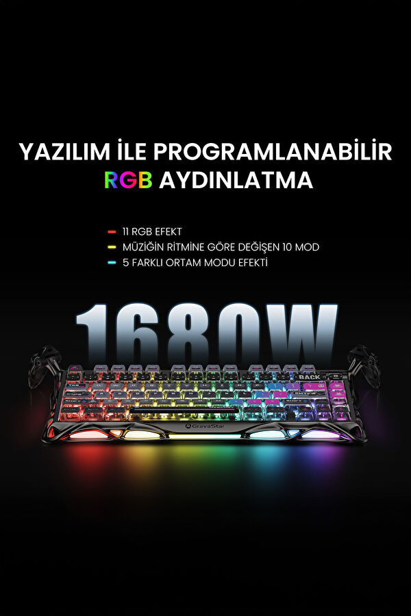 Mercury K1 Pro RGB Mechanical Gaming Keyboard 3