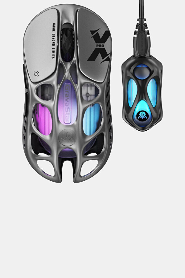 Mercury XPro RGB 32K DPI Optical Gaming Mouse +8K Dongle