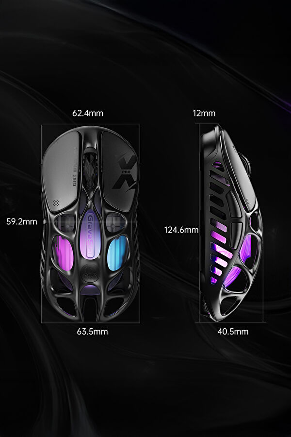 Mercury XPro RGB 32K DPI Optical Gaming Mouse +8K Dongle 8