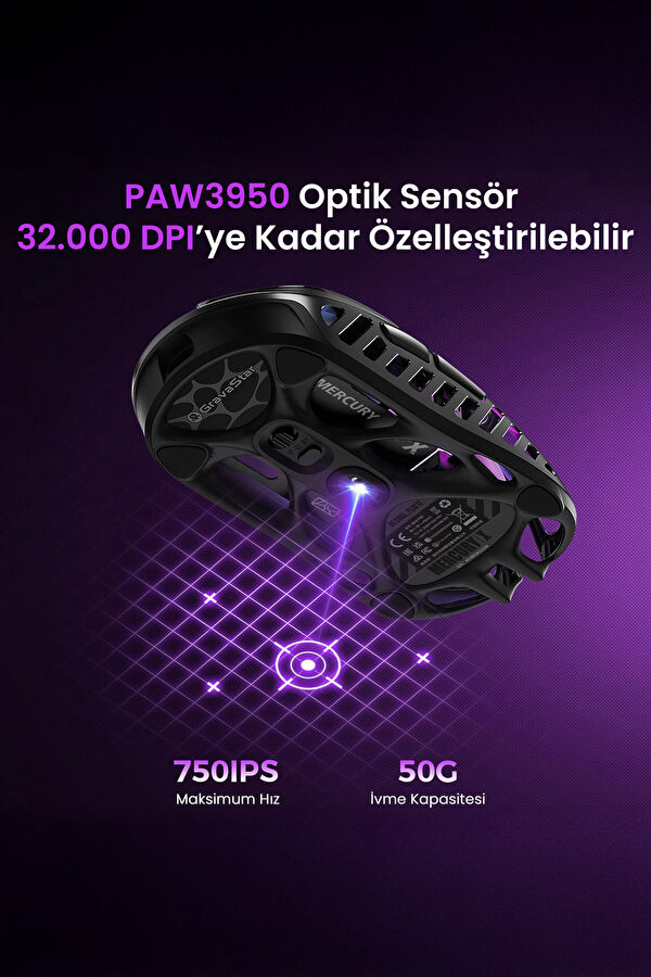 Mercury X RGB 32K DPI Optical Gaming Mouse 5
