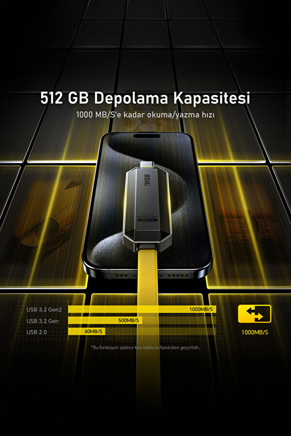 The Future Magflash 512GB 2-in-1 240W PD 3.1 Fast Charging and Data Storage & Transfer Kit 5