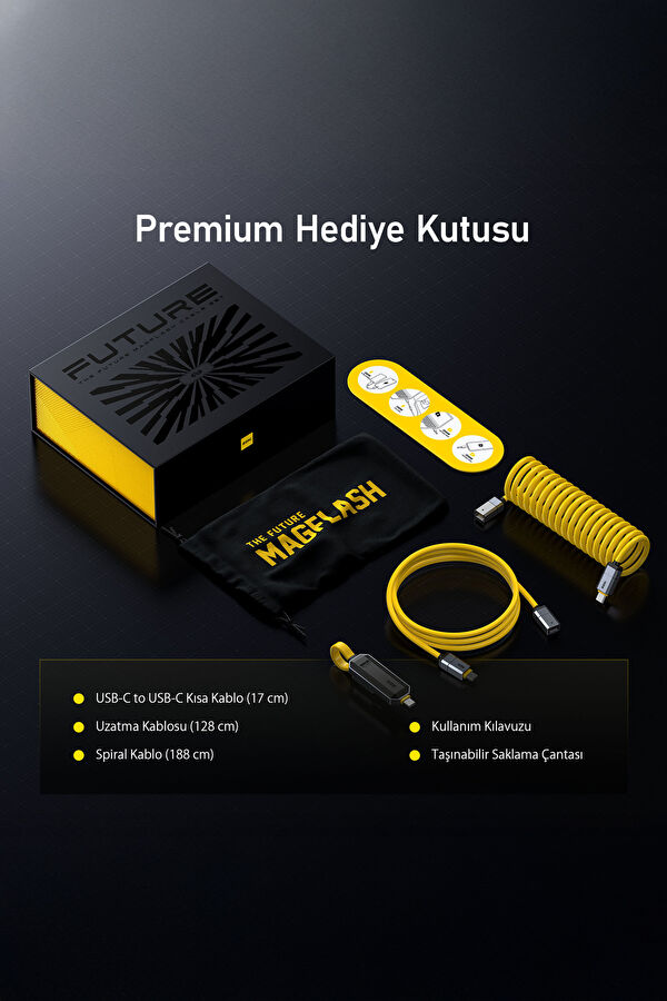 The Future Magflash 512GB 2-in-1 240W PD 3.1 Fast Charging and Data Storage & Transfer Kit 6