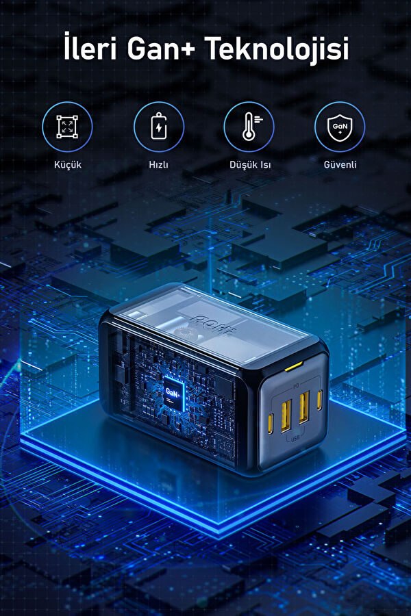 Magcube 4-Port Desktop USB GaN+ 120W Fast Charger 6