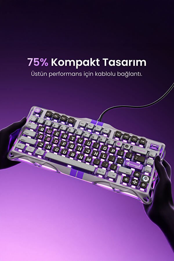 Mercury V75 HE Hall Effect Magnetic Switch Gaming Keyboard with RGB Illumination 2