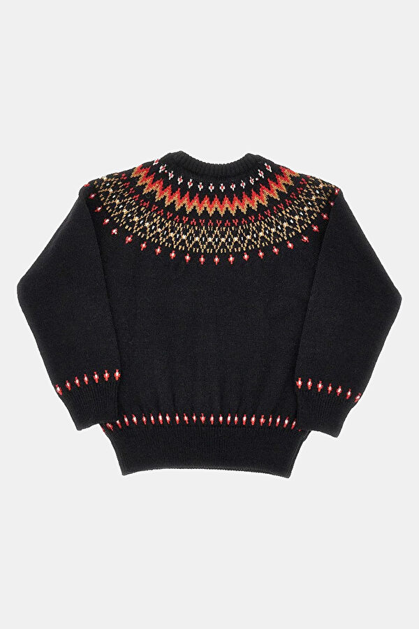 Multicolored Wool Kids Sweater 2