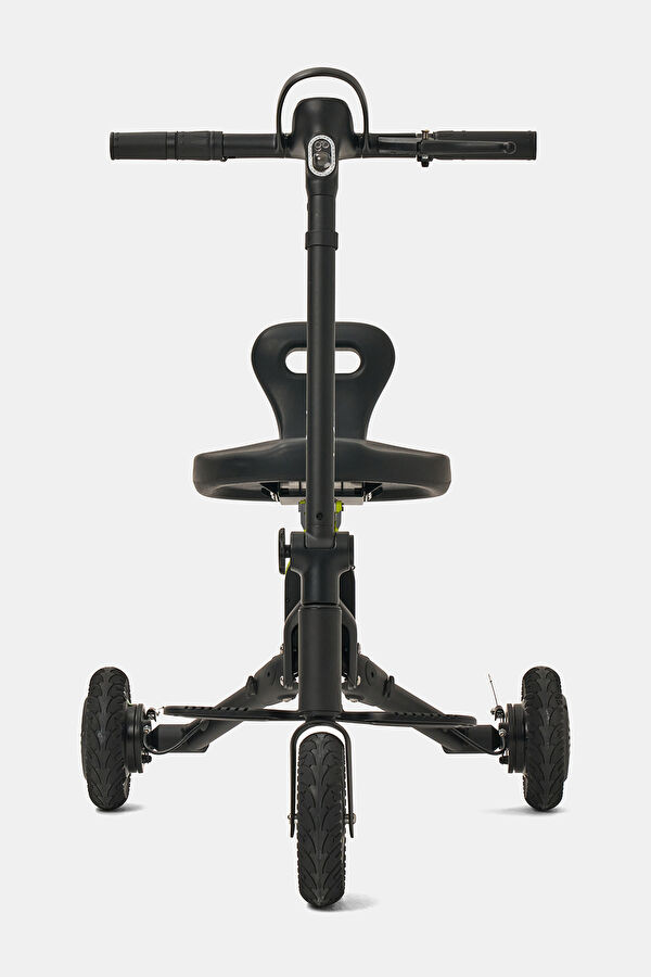 Foldable Long-Range Black Electric Scooter with Wheels 3