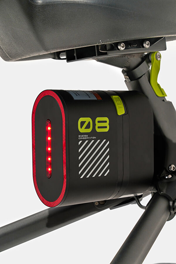 Tekerlekli Katlanabilir Uzun Menzilli km Gri Elektrikli Scooter 9