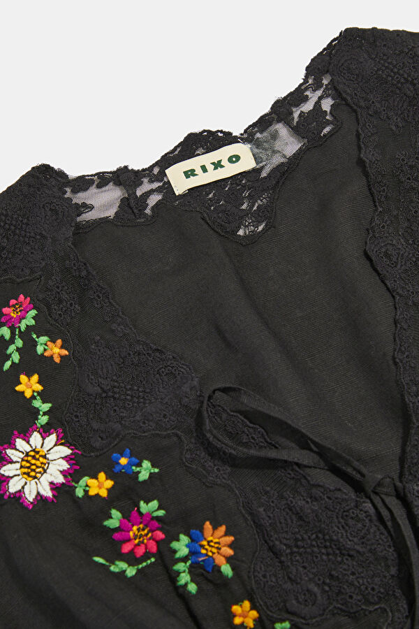 Women's Black Blouse 6