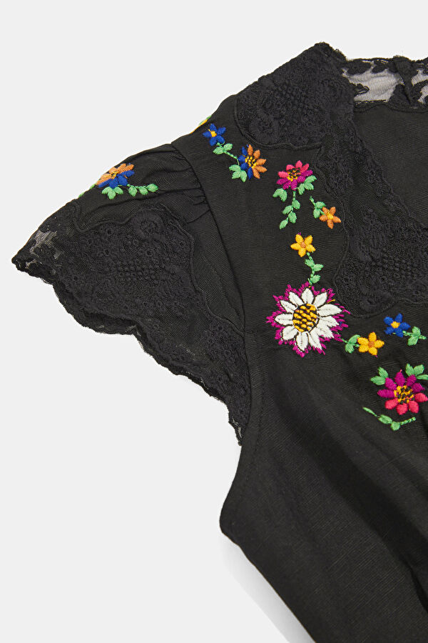Women's Black Blouse 7