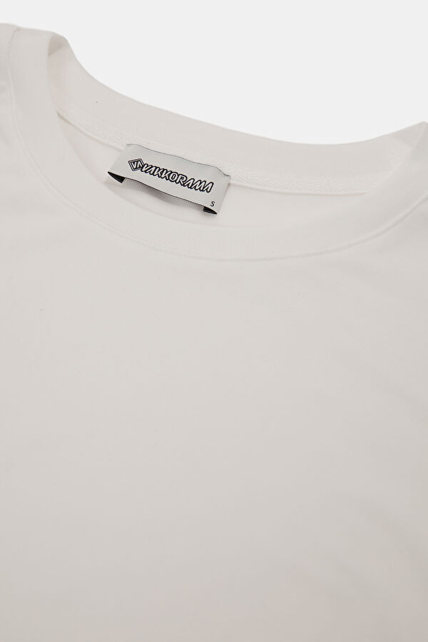 White Crew Neck Women's T-Shirt 3