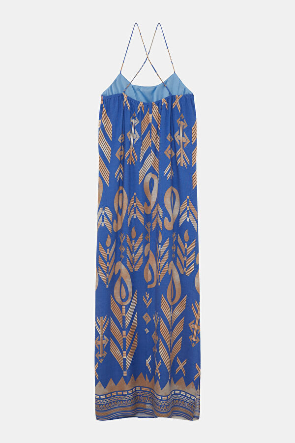 Multicolored Patterned Women's Dress 2