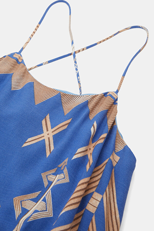 Multicolored Patterned Women's Dress 3