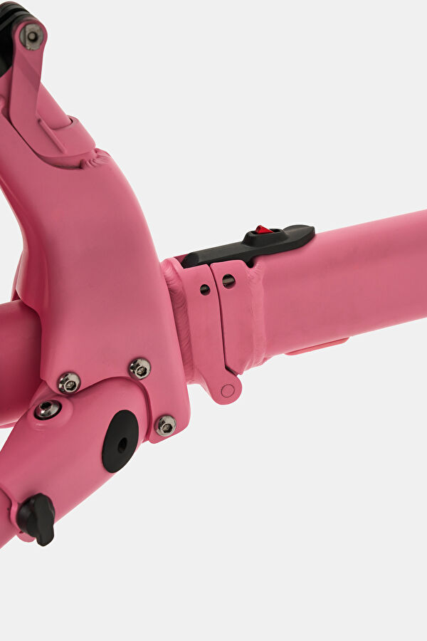 Foldable Long-Range Pink Electric Scooter with Wheels 5
