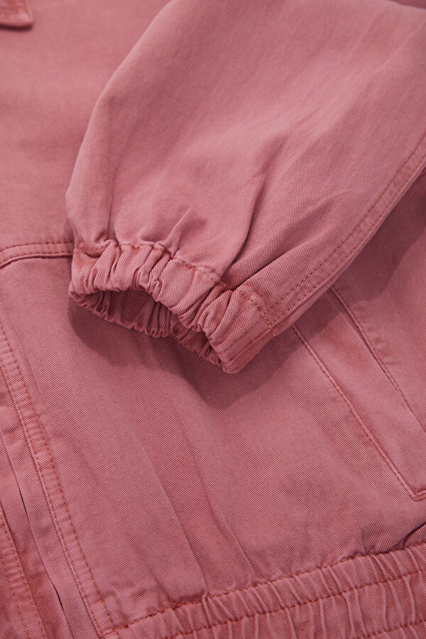 Pembe Fermuarlı Kadın Ceket 4