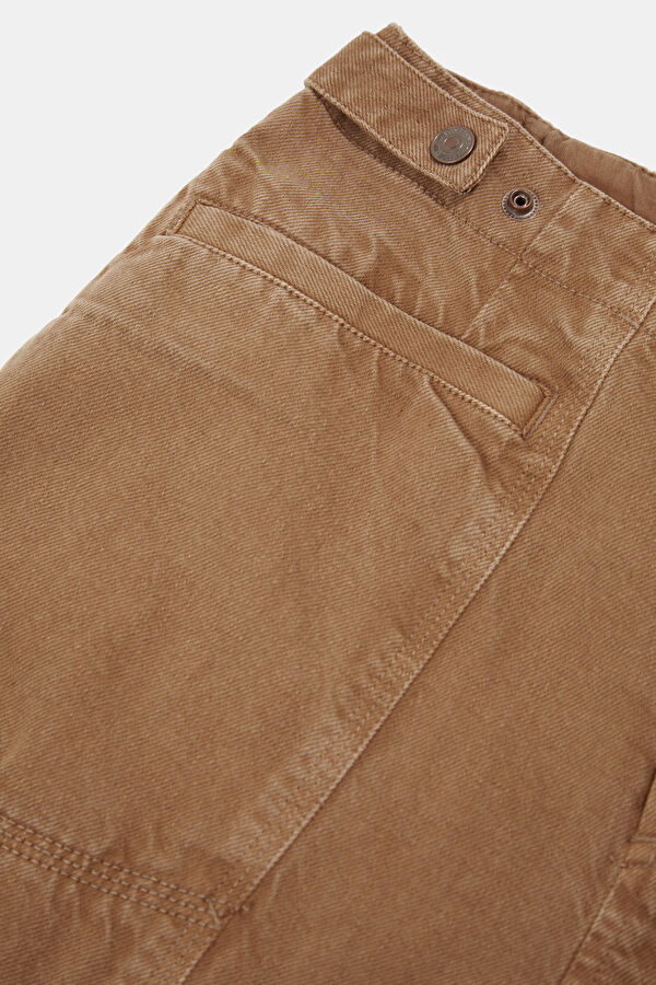 Women's Bootcut Jeans in Terracotta 4