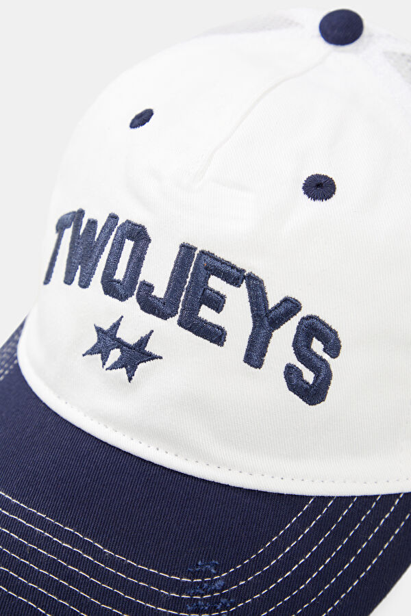 White Icon Trucker Multicolored Hat 4