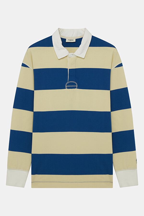 Mavi Relax Kalıp Polo Yaka Erkek Sweatshirt