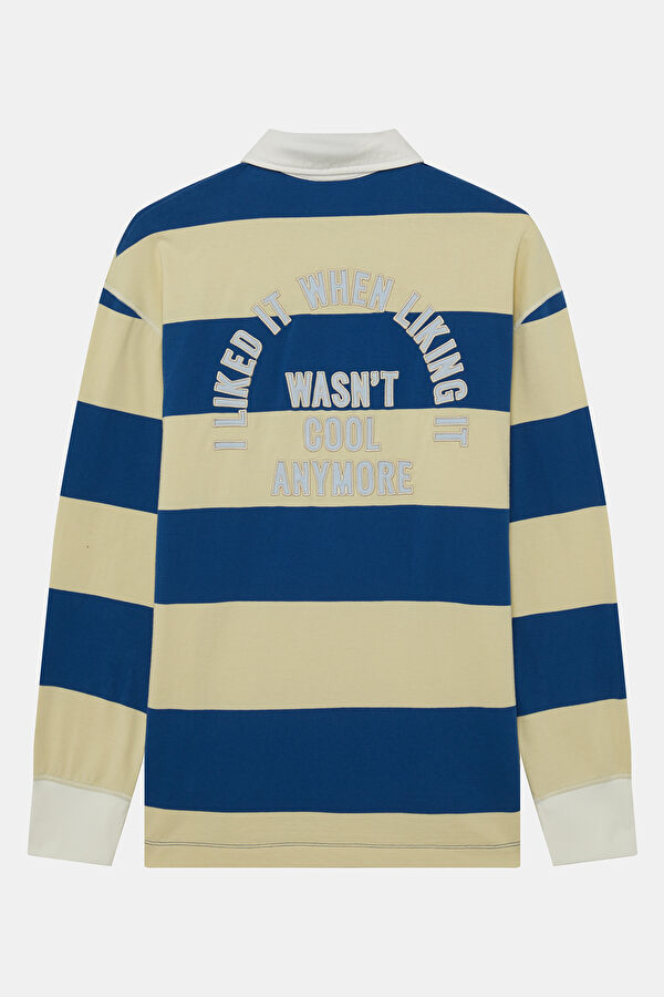 Mavi Relax Kalıp Polo Yaka Erkek Sweatshirt 2