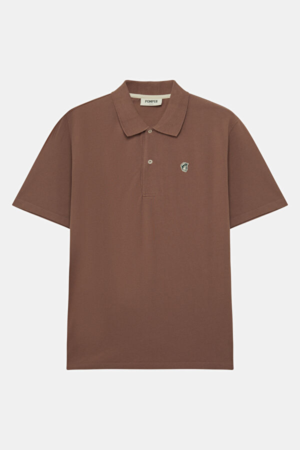 Relaxed Fit Men's Polo Shirt (Dusty Rose)