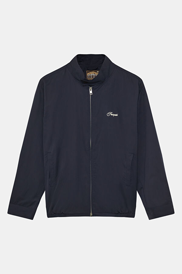 Navy Zip-Up Jacket