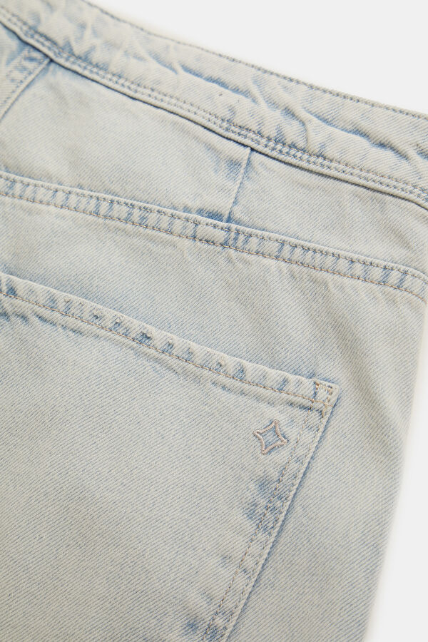 Ice Blue Wide Leg Women's Pants 5