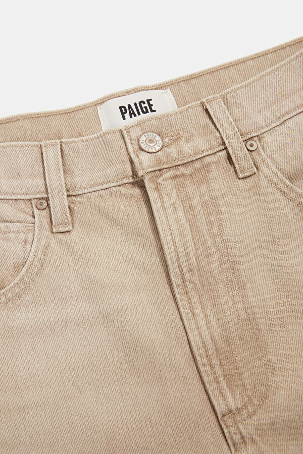 Cream Wide Leg Women's Jeans 3