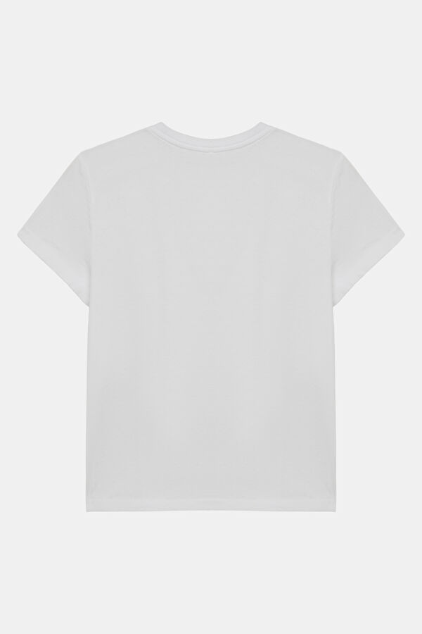 Comfort Beyaz Kadın T-Shirt 2