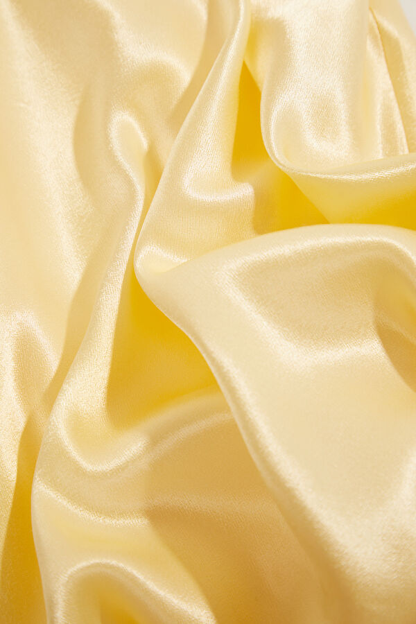 Light Yellow Polka Dot Women's Dress 4