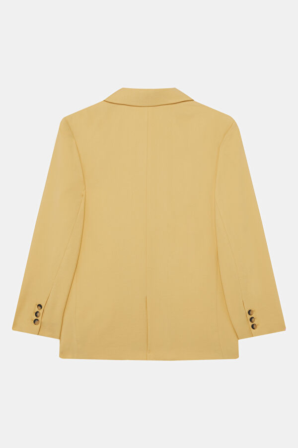 Light Yellow Modal Women's Jacket 2