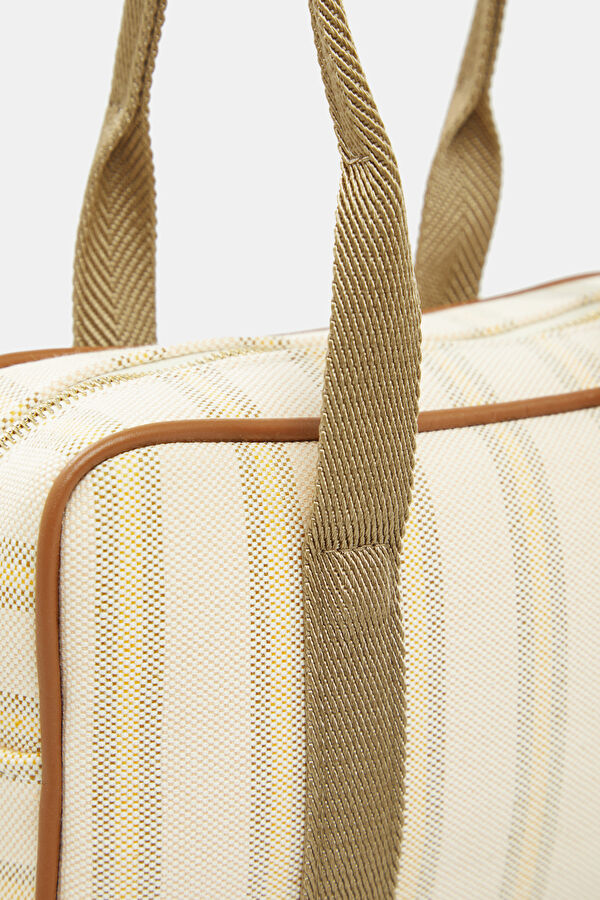 Light Pink Striped Bag 5