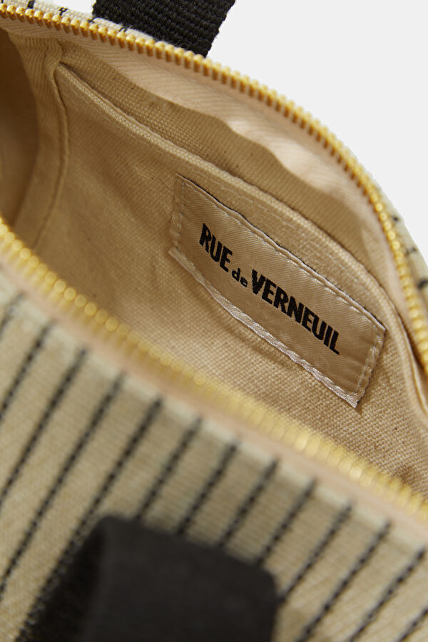 Duffle S Navy Striped Bag 6