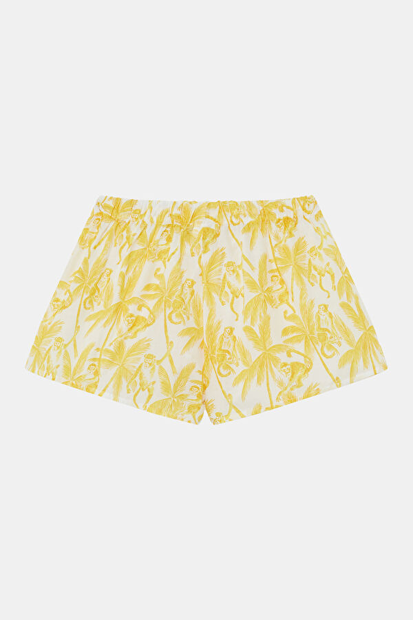 Sarı Desenli Kadın Bikini 2