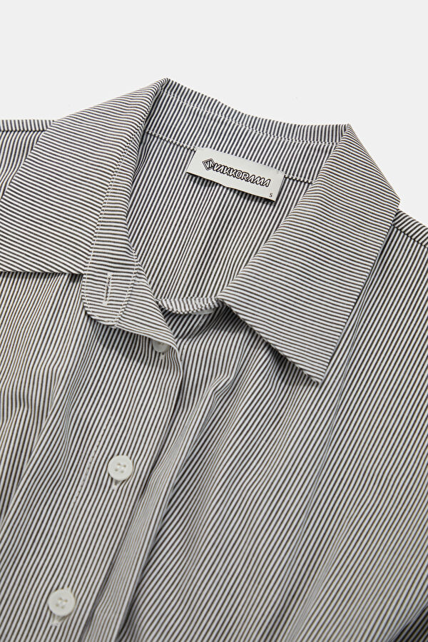 Black Striped Women's Shirt 3