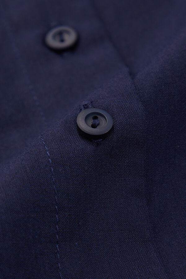Navy Button-Down Women's Jacket 7