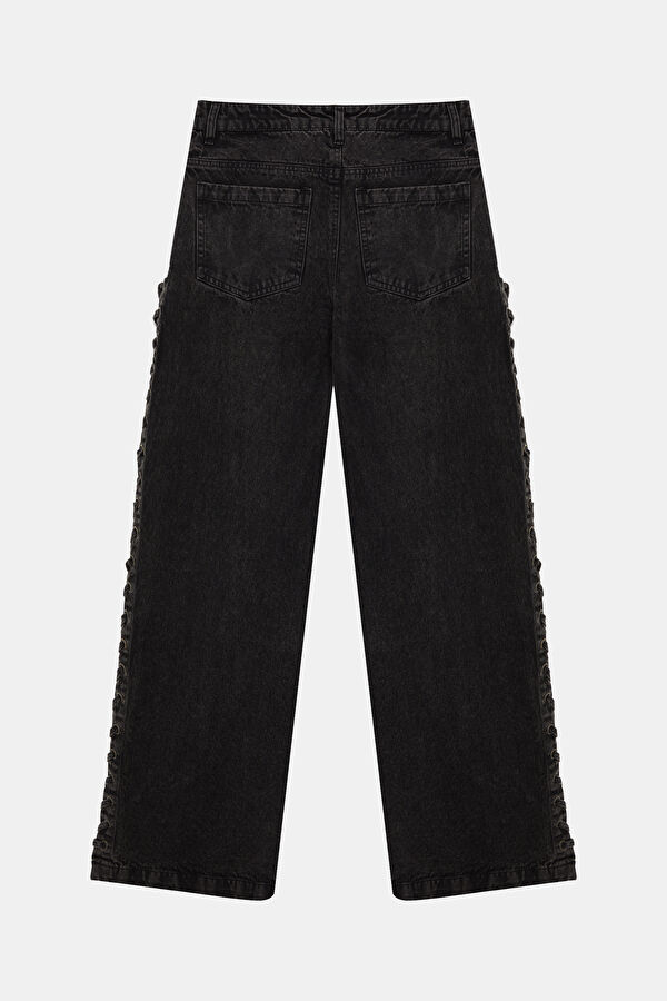 Anthracite Wide Leg Women's Pants 4