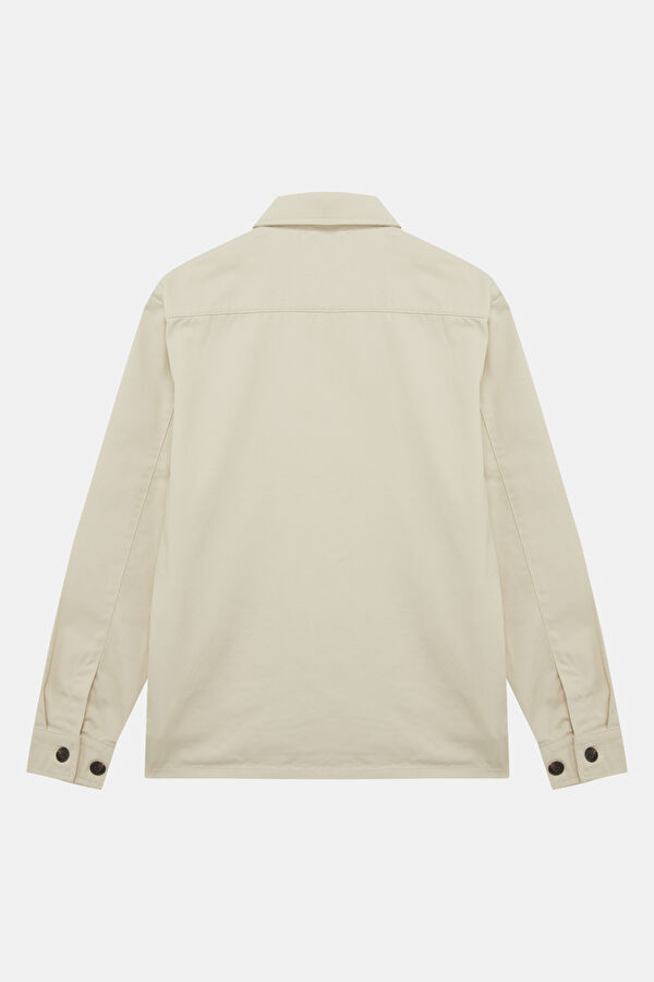Cream Zip-Up Men's Jacket 2