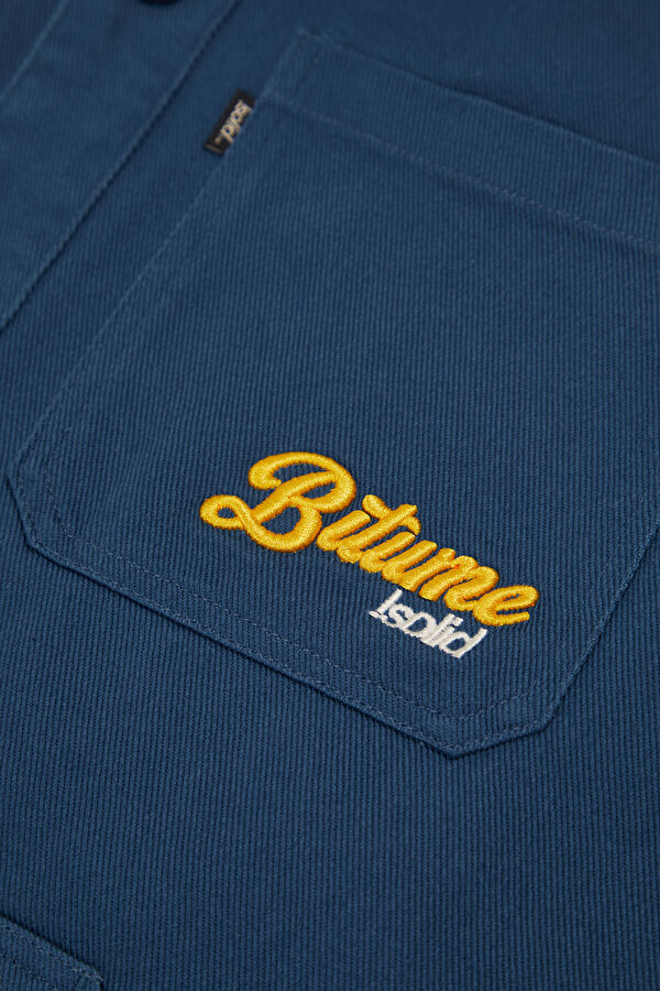 Blue Buttoned Men's Jacket 7