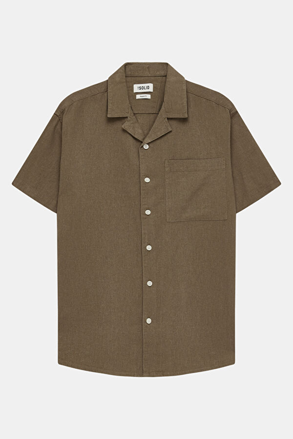 Coffee Resort Collar Men's Shirt