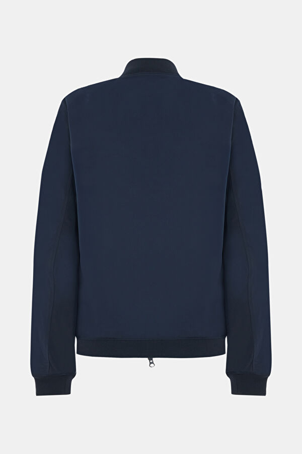 Navy Blue Zip-Up Men's Jacket 2