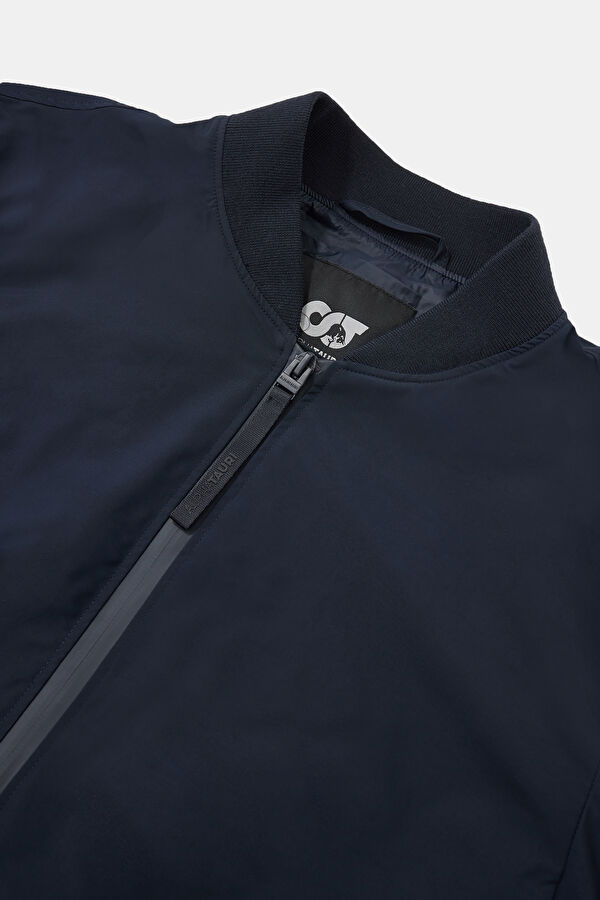 Navy Blue Zip-Up Men's Jacket 3