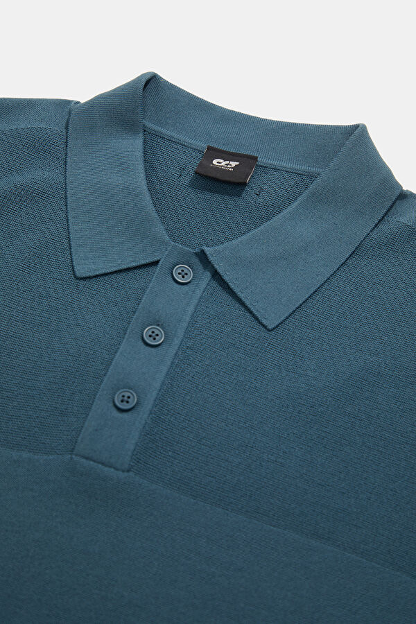 Petrol Polo Yaka T-Shirt 3