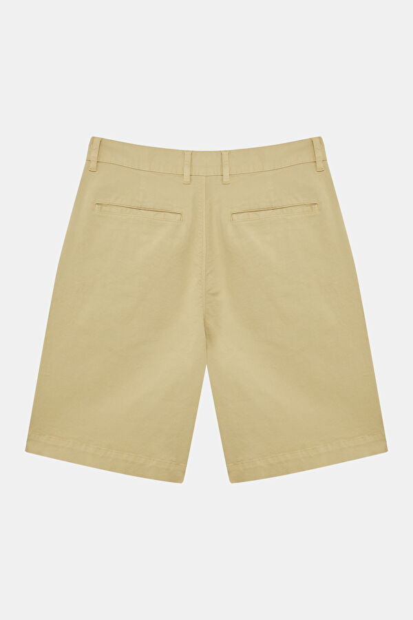 Beige Organic Cotton Men's Shorts 2