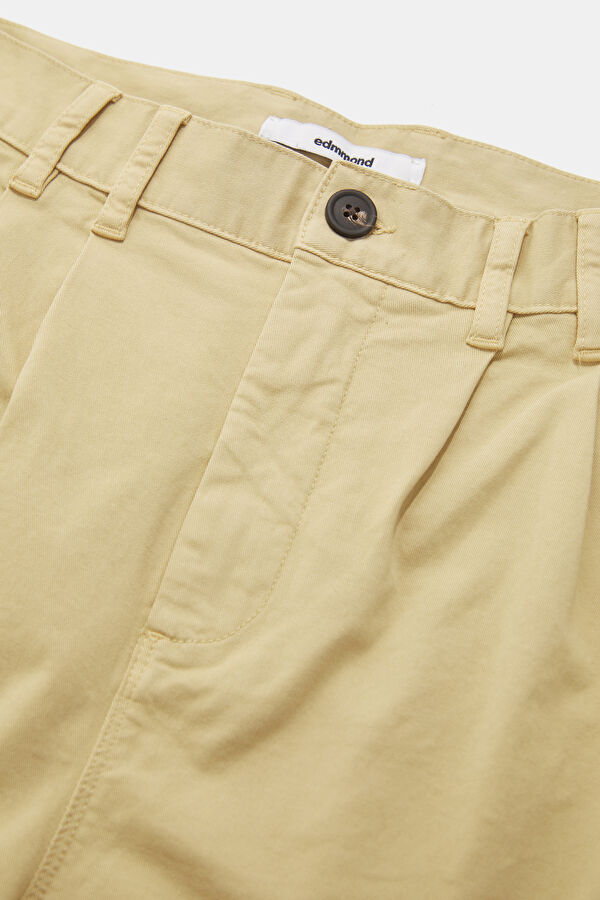 Beige Organic Cotton Men's Shorts 3